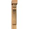 Ekena Millwork Olympic Block Smooth Bracket w/ Offset Brace, Western Red Cedar, 5 1/2"W x 22"D x 30"H BKT0604X22X30OLY05SWR - alternate 4